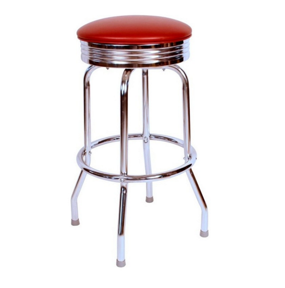 Creative New Design Portable Modern Furniture Metal Swivel Barstool Chair Restaurant Bar Stool