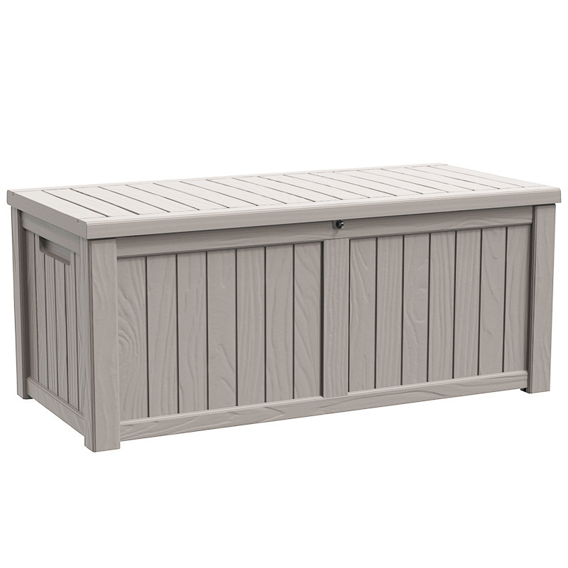 150 Gallon Resin Large Deck Box-Organization and Storage for Patio Furniture, Outdoor Cushions, Garden Tools and Pool Toys