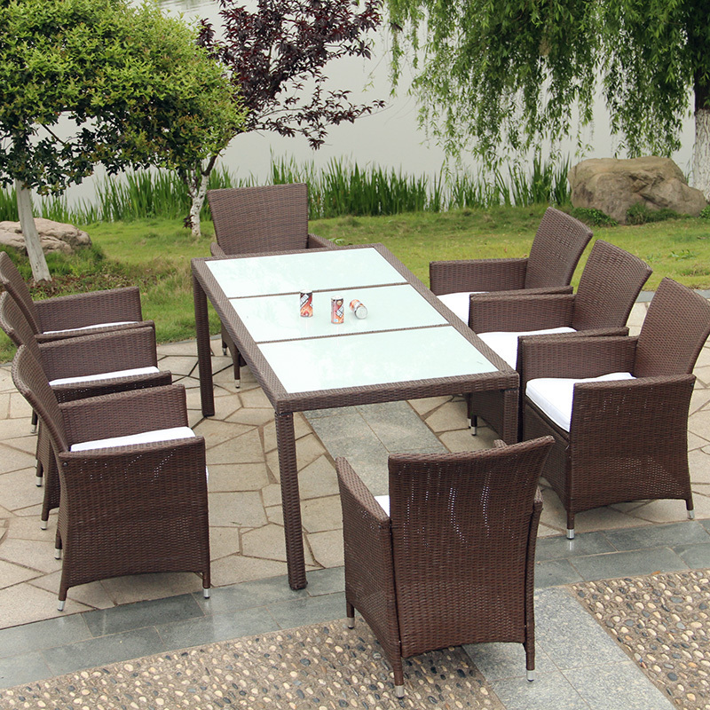 Garden Chair  Outdoor  Furniture Wicker Rattan Chairs Patio French Bistro Table Sets