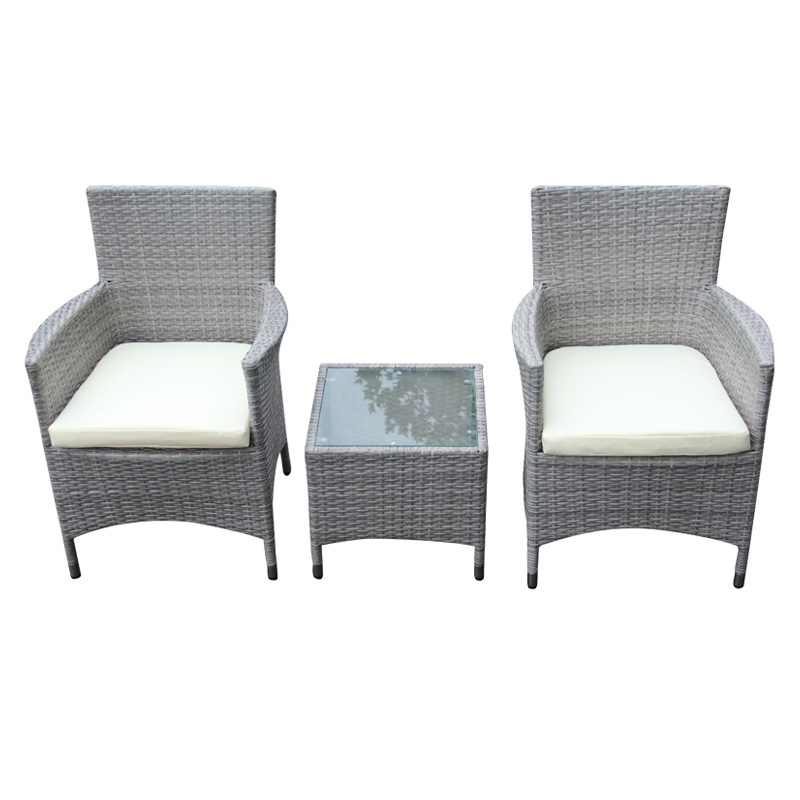 Rattan Sofa 3 Pieces  Outdoor Garden Furniture  Rattan Patio Bistro Set