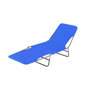 Outdoor Relax Chair Folding Light Recliner Lounge Beach Portable Beach Bed Camping Sun Lounger