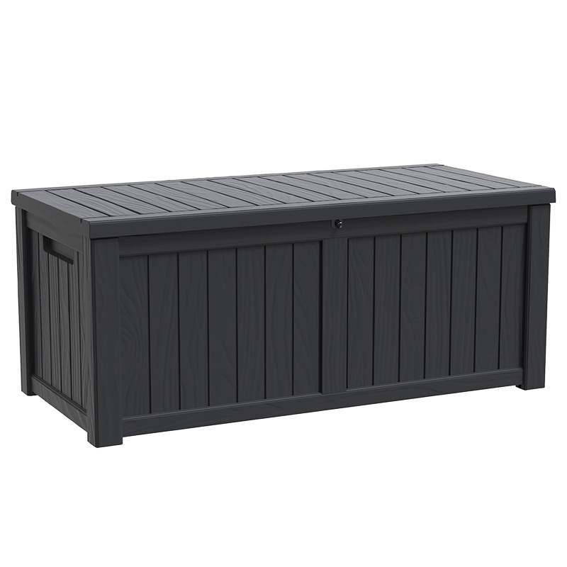 150 Gallon Resin Large Deck Box-Organization and Storage for Patio Furniture, Outdoor Cushions, Garden Tools and Pool Toys