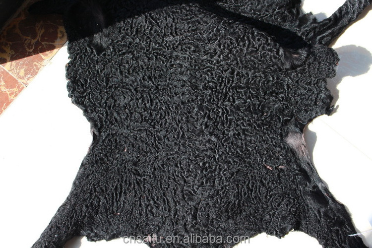 Karakul Lamb Skin Astrakhan Baby Lambskin Pelts High Quality Afghanistan Karakul Lamb Fur Plate Persian Lambskin