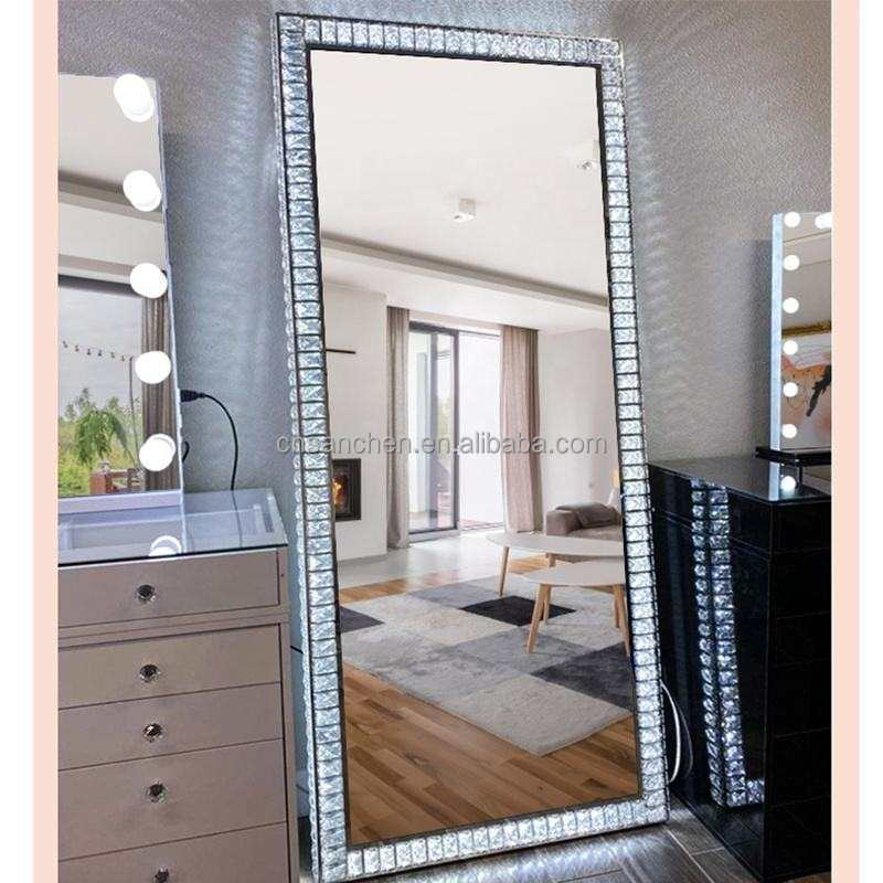 Fashion Luxury LED Light Hair Beauty Salon Furniture Mirror for Barber Shop