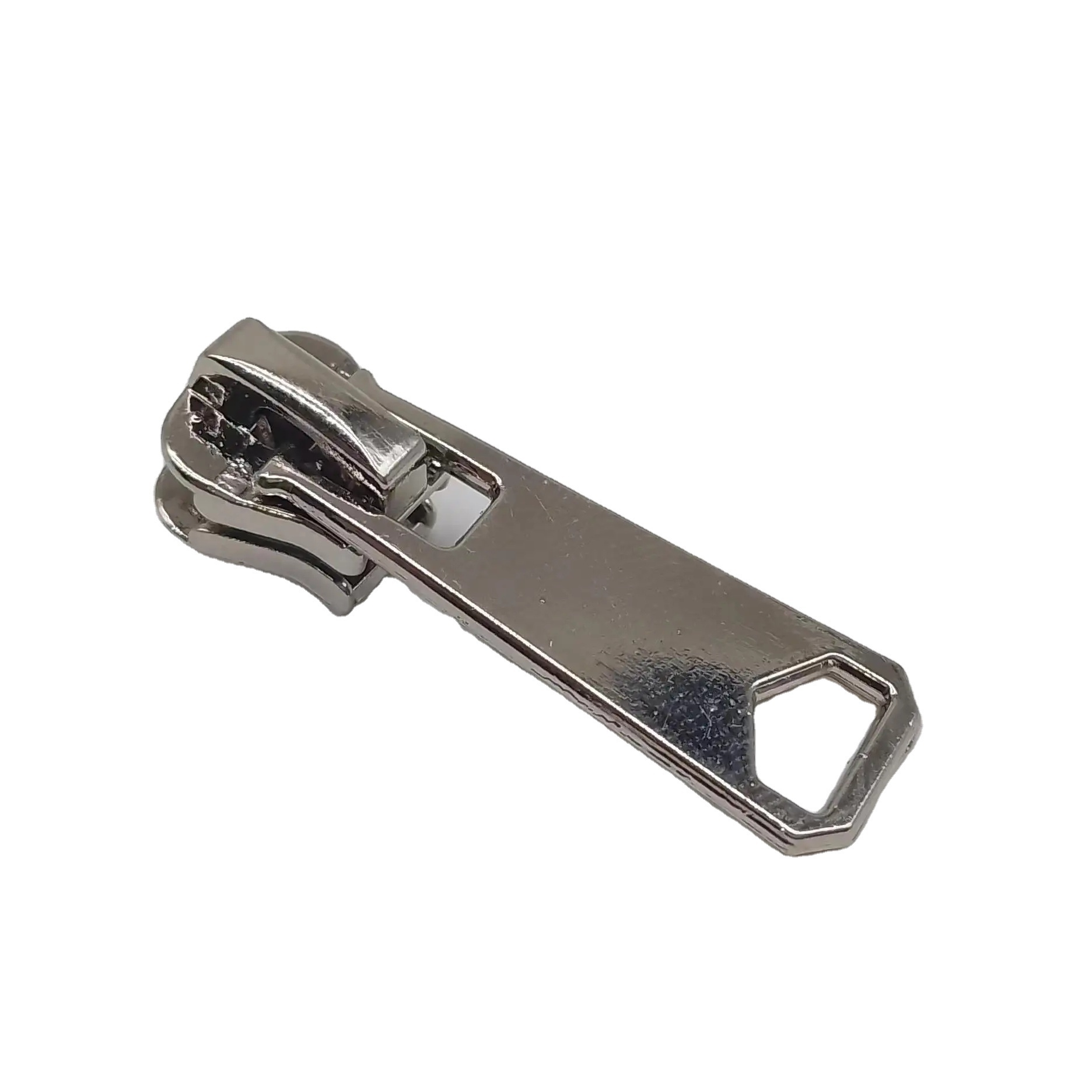 Embossed Reliable Supply High Quality Custom Zipper Slider Puller For Big Brand Nylon Zipper Pulls For Garment