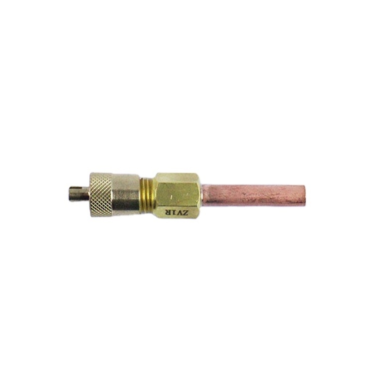 Good Price Brass Refrigeration Charging Valve for Heat Pump System