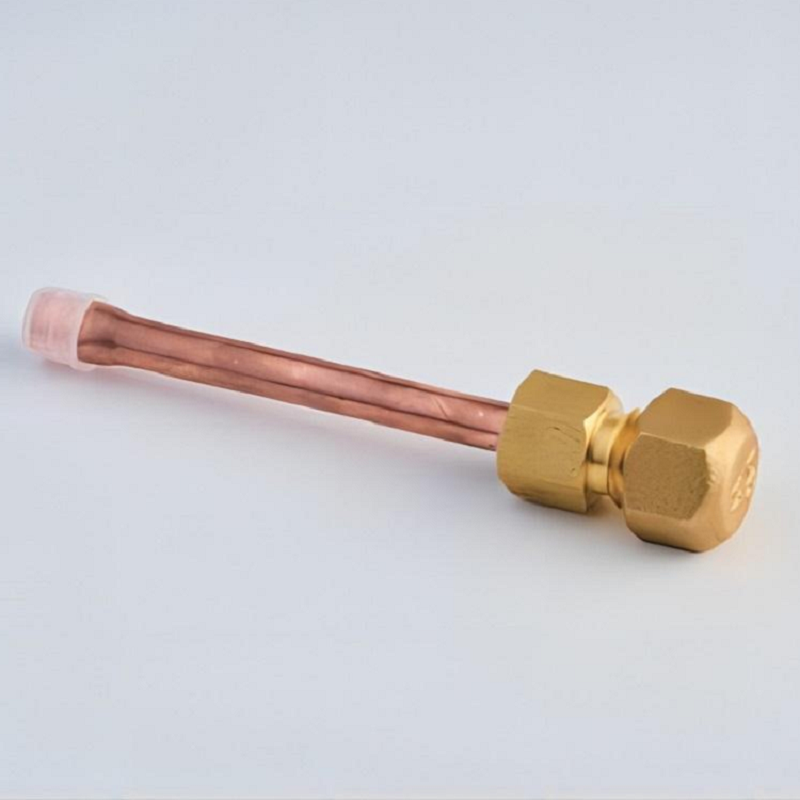 Good Price Brass Refrigeration Charging Valve for Heat Pump System