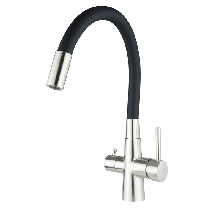 Sanipro  Black SUS 304 stainless steel kitchen faucet