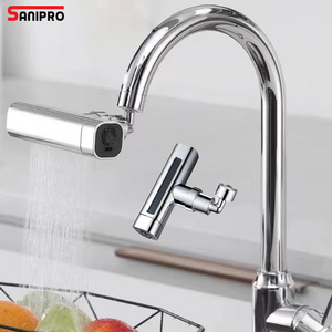 SANIPRO 360 Degree Swivel 3 In 1 Waterfall Extension Filter Kitchen Detachable Faucet Accessories Sink Mixer Tap Connector