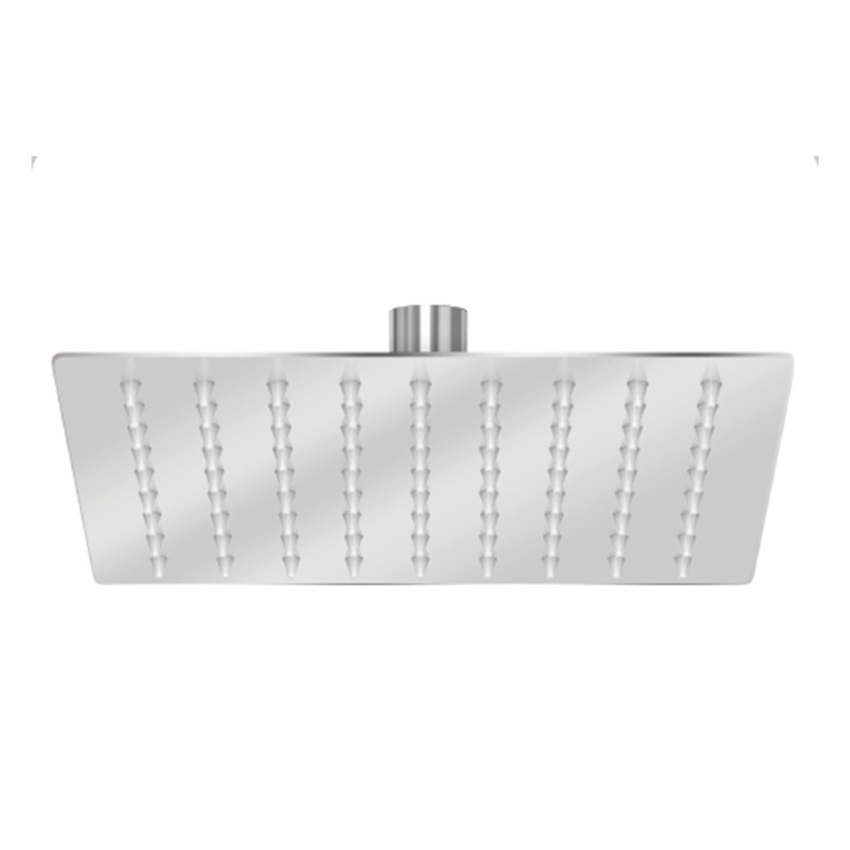 Factory Price Top Shower Head Square Light Shower Faucet 304 Stainless Steel Bathroom Shower Head