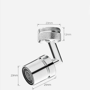 Rotatable Extension Faucet Aerator 720 Degree Swivel Robotic Arm Filter Sink Water Tap Bubbler Kitchen Single Handle Faucet