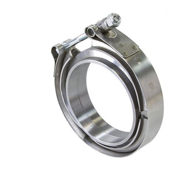 Santhai Male Female Flange Stainless Steel Pipe V Band Clamp Pipe Fitting Sanitary Clamp Tri Clamp