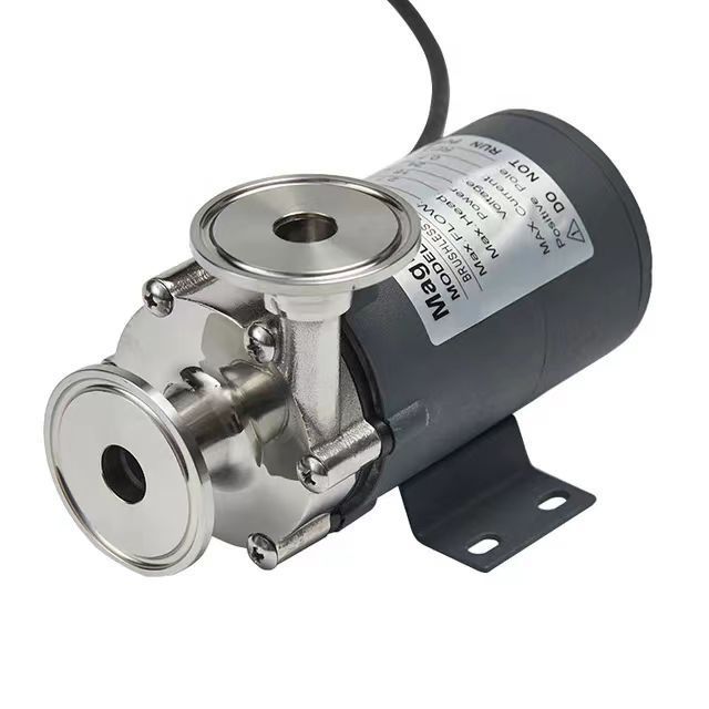 1.5 inch Three-clip Food Grade 304/316L Stainless Steel Beer Pump 12/24V Water Circulation Magnetic Pump