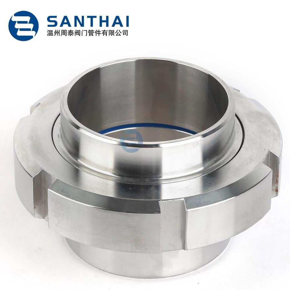 Santhai Sanitary Stainless Steel 304 316L  SMS RJT DIN 11851 Union Hot Selling