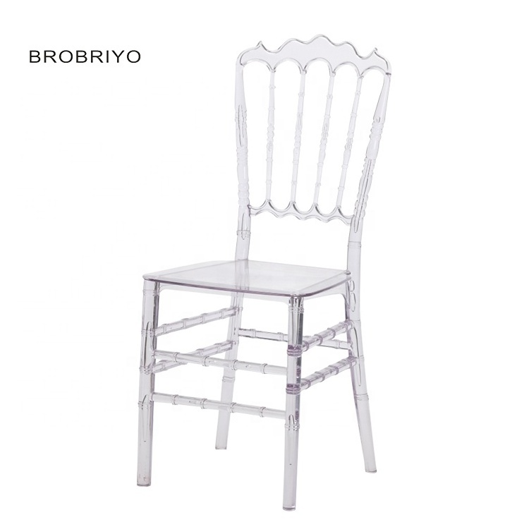 Wholesale Modern stackable event party outdoor indoor chair clear crystal chair wedding chairs