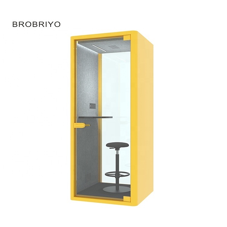 Indoor Phone Booth Recording Studio Room Modular Office Pod Modern Office Pod Soundproof