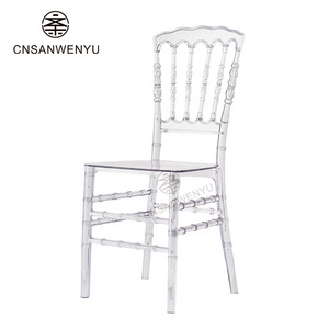 wholesale Transparent acrylic event party dining sale acrylic plastic chiavari crystal clear wedding chair