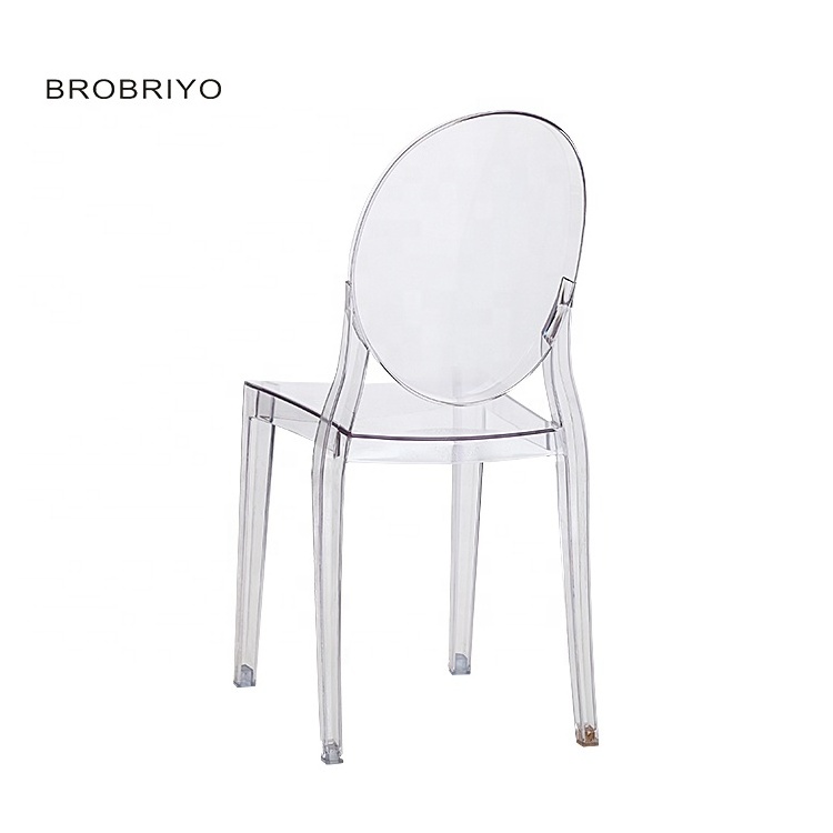 Wholesale Cheap Rental Event Tables And Chairs Acrylic Ghost Chairs Crystal Clear Transparent Chair For Hotel