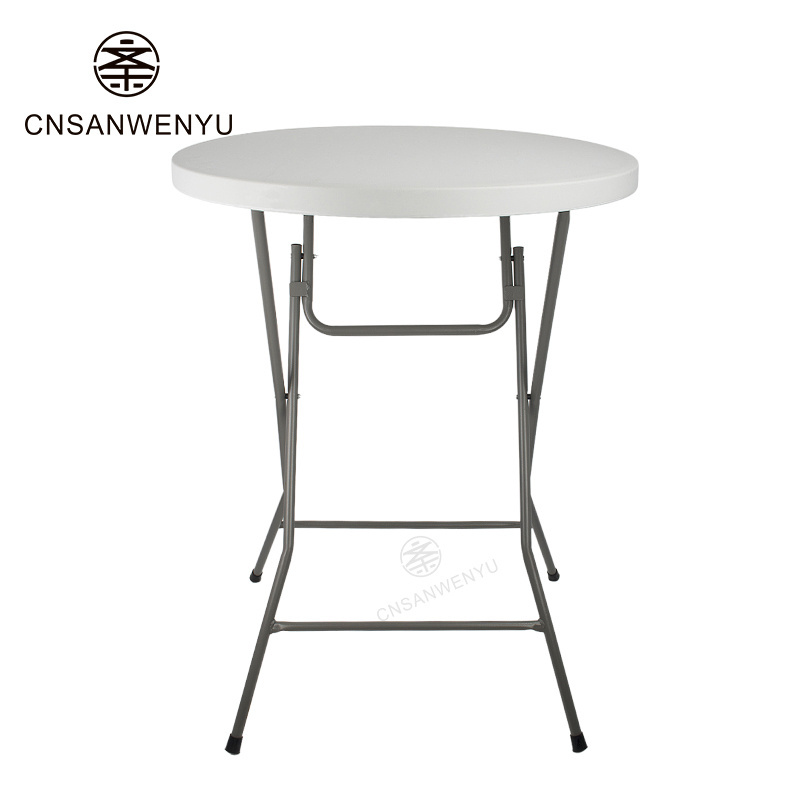 Wholesale Easy Carry Restaurant Wedding Folding Table Plastic Cocktail bar tables