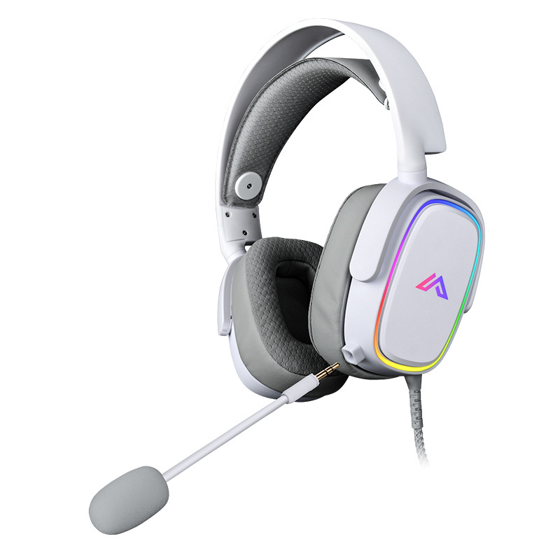 Custom Logo Noise Cancelling 7.1 Pc Stereo Gaming Headset Headphones With Microphone Led Light