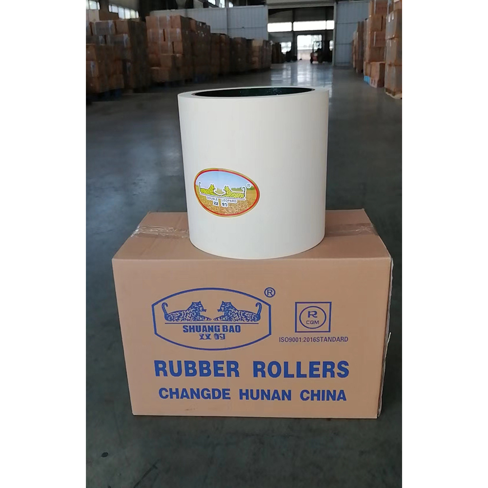 Best Selling Rice milling machinery manufacturer sells rice husking rubber roller mill drums white 10 inch rubber rollers