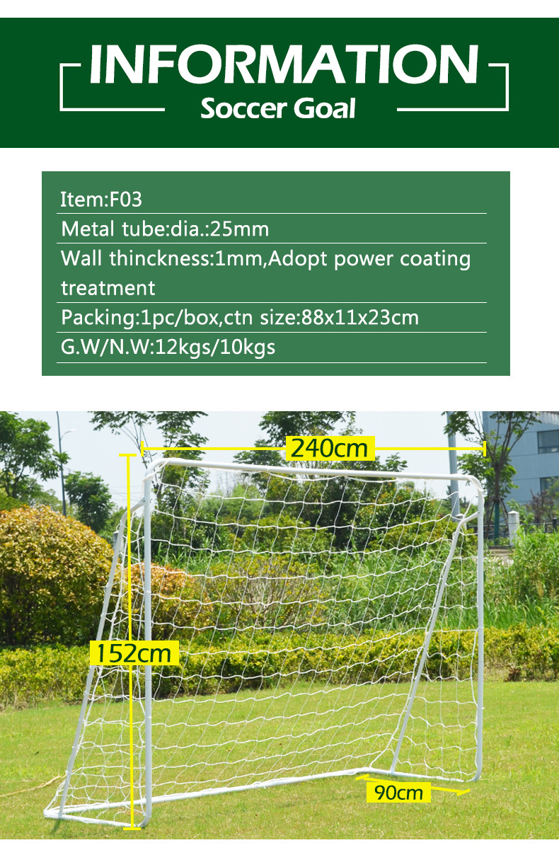 Metal Soccer Rebounder Net Portable football soccer Goal