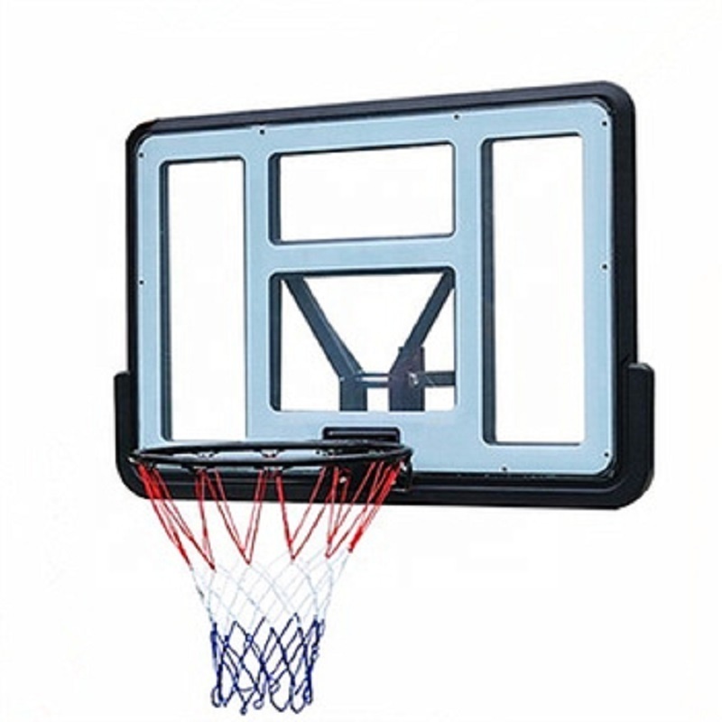 Adjustable Portable Adults Wall Mounted with 44*30 basketball backboard indoor outdoor