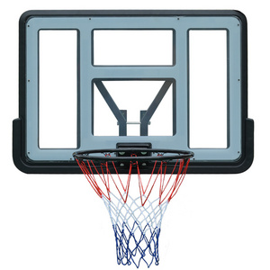 SBA305 Adjustable Height Fiberglass Wall Mounted Basketball Hoop Backboard