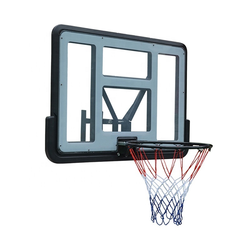 Adjustable Portable Adults Wall Mounted with 44*30 basketball backboard indoor outdoor