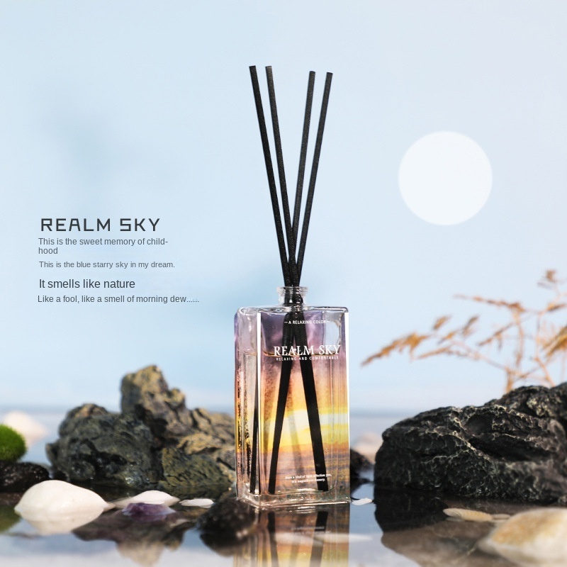 Sky Mirror No Fire Fragrance Bedroom Perfume Glass Bottle Christmas Air Freshener Decoration Birthday Hand Gift Reed Diffuser