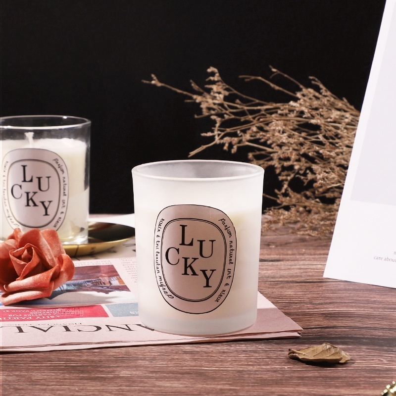 Customized Scented Soy Candle Luxury Gift Sets Handmade Smoke-free Aroma Candle In Glass Jar