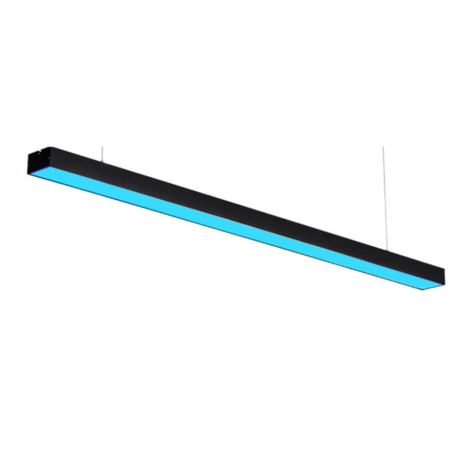 seamless splice Professional Commercial Lamp Led Five-sided luminous Strip Light Ceiling Light For Gym Office Shopping Mall