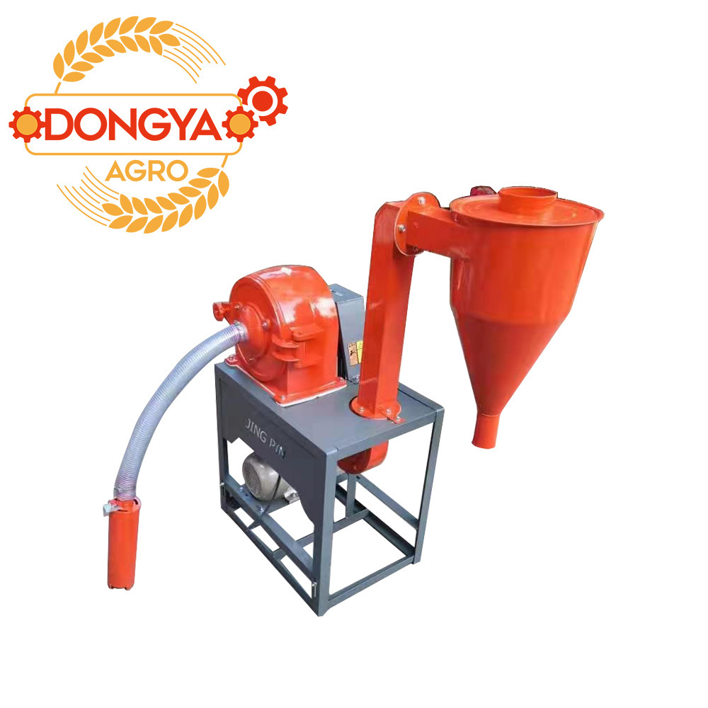 DONGYA Auto-feeding Grain Mill Machine Flour Mill Machinery Grinder Wheat Maize Milling Machine Corn Crusher  Powder for Home