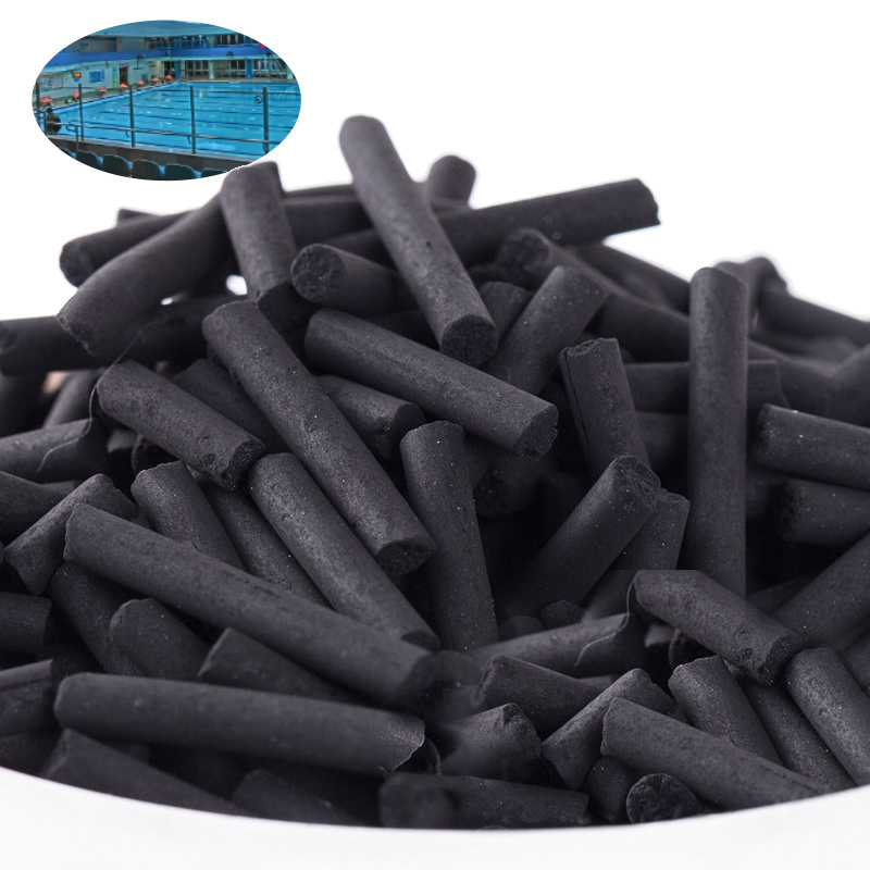 Bulk Coal Based Activated Carbon 4mm Columnar Extruded Charcoal for Industrial Gas Water Purification