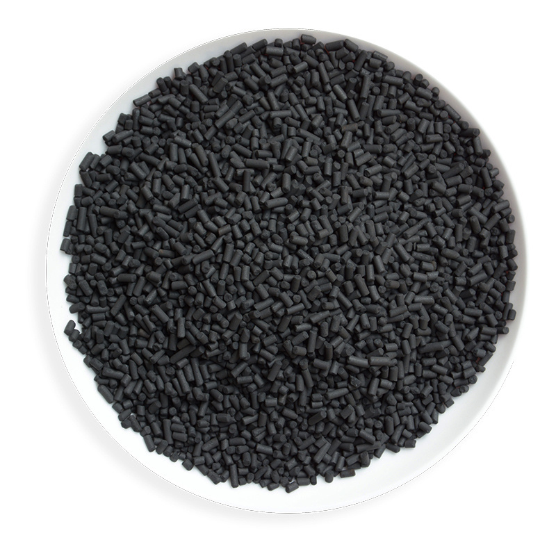 4mm Impregnated KOH Pellet Activated Carbon Coal Based Extrude Charcoal Waste Gas Treatment