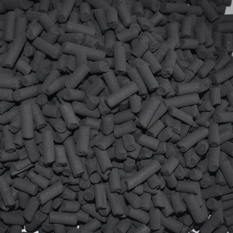 4mm Impregnated KOH Pellet Activated Carbon Coal Based Extrude Charcoal Waste Gas Treatment