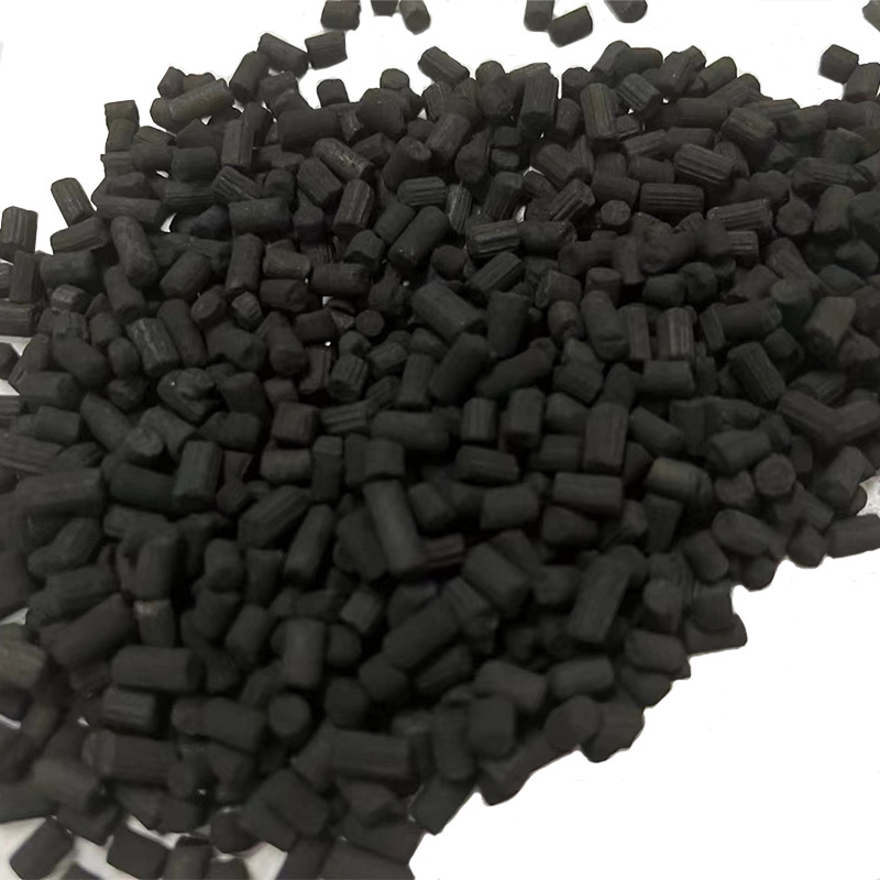 4mm Columnar Coal Based Activated Carbon Extruded Cylindrical Active Charcoal For Gas Purify