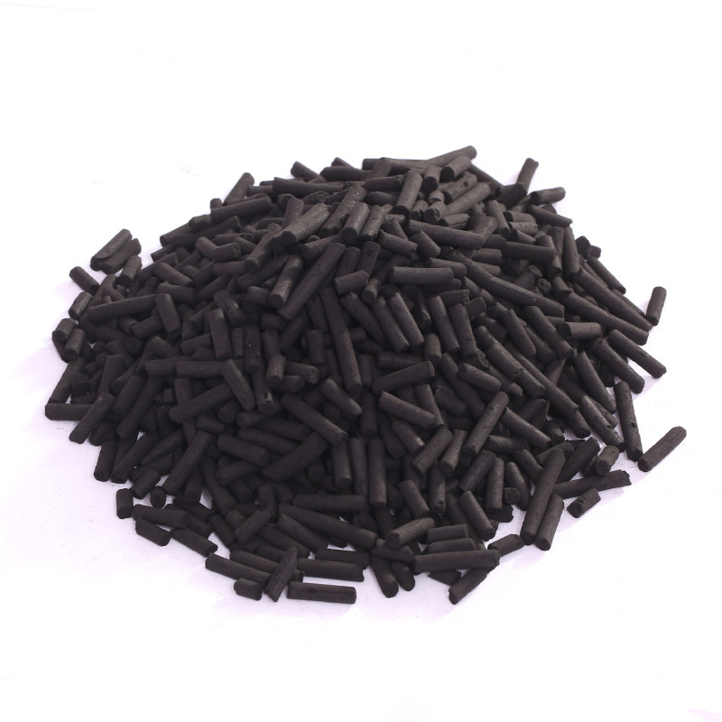 4mm Columnar Coal Based Activated Carbon Extruded Cylindrical Active Charcoal For Gas Purify