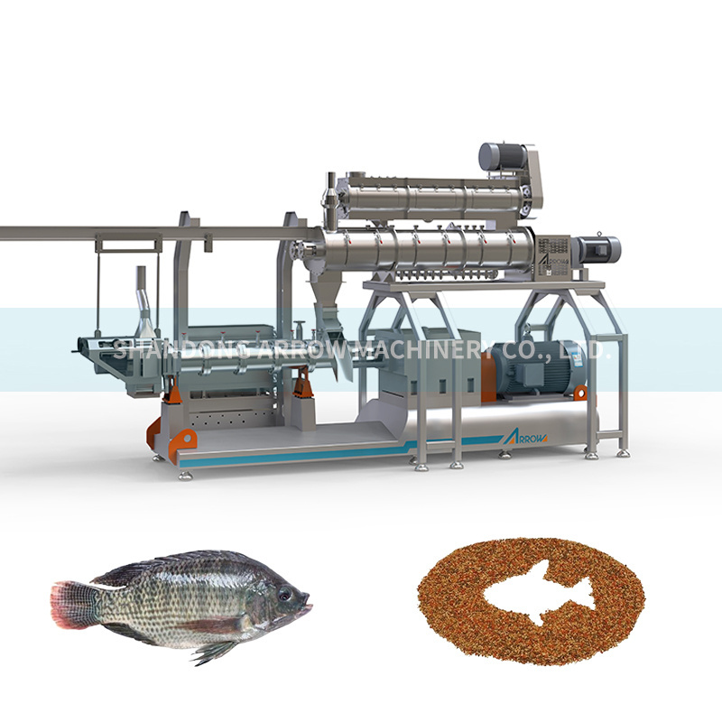 Aquarium fish feed flake food processing machine floating fish feeds making extruder machines