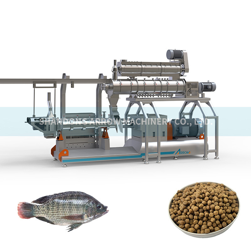 Aquarium fish feed flake food processing machine floating fish feeds making extruder machines