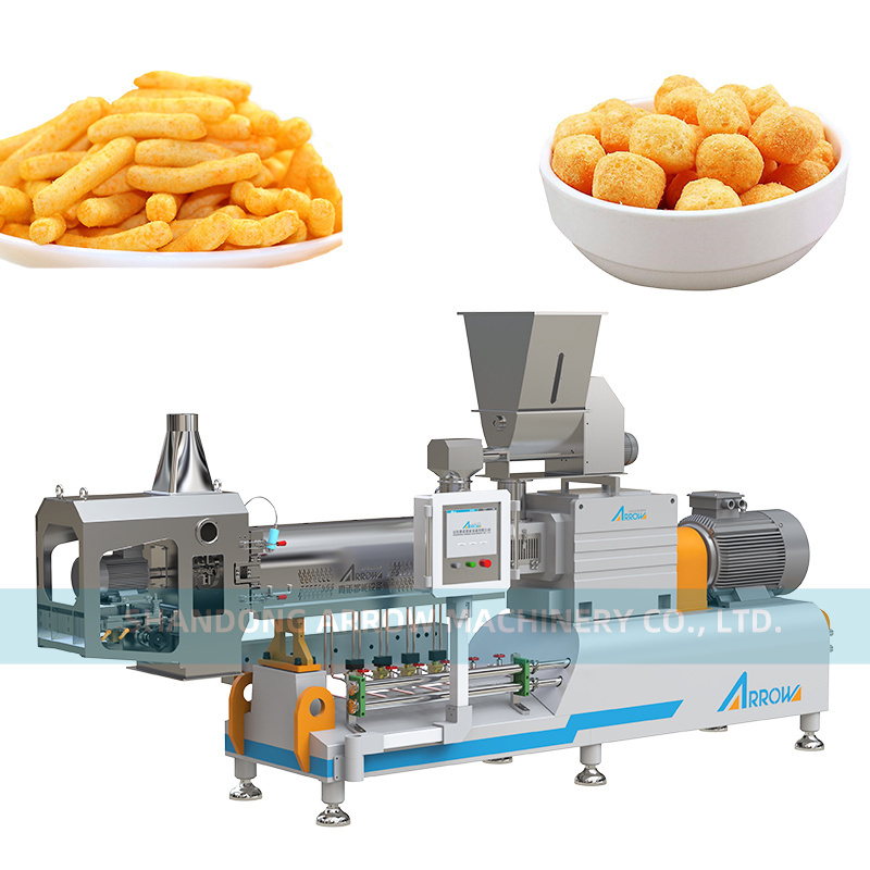 New Automatic Corn Rice Cake Making Machine Chetos Machine Puff Rice Process Machine