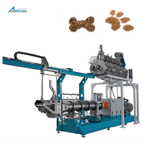 700kg/h dog food making machine extruder for pet food dry extruded dog food production line / pet food processing machine