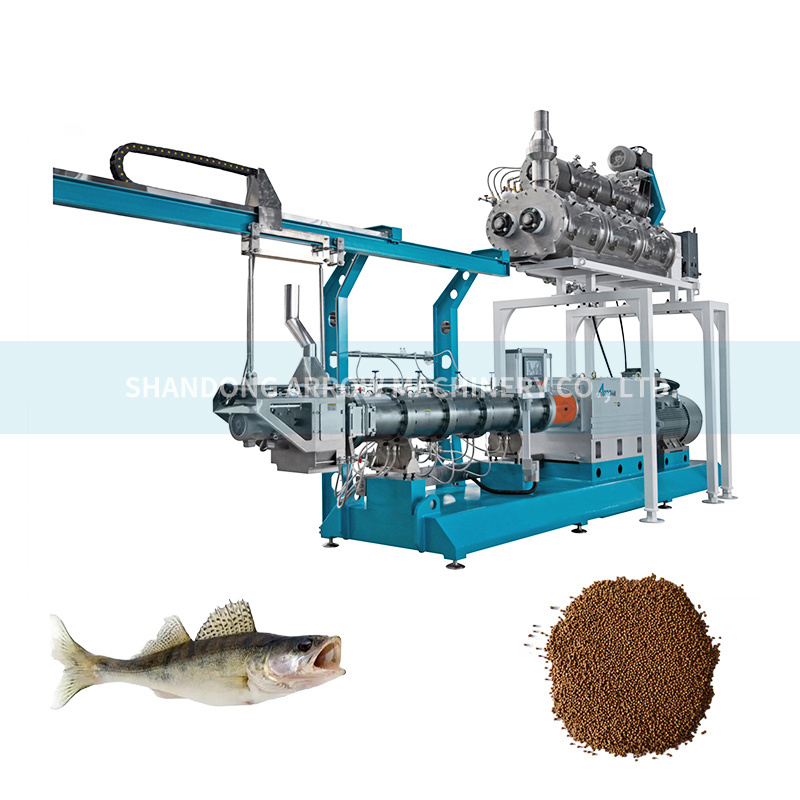 Commercial Manufacturers Fish Feed Pallet Machine Fish Feed Machinery Line