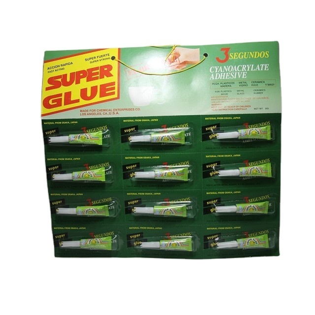 3 seconds  green card super glue cyanoacrylate adhesive