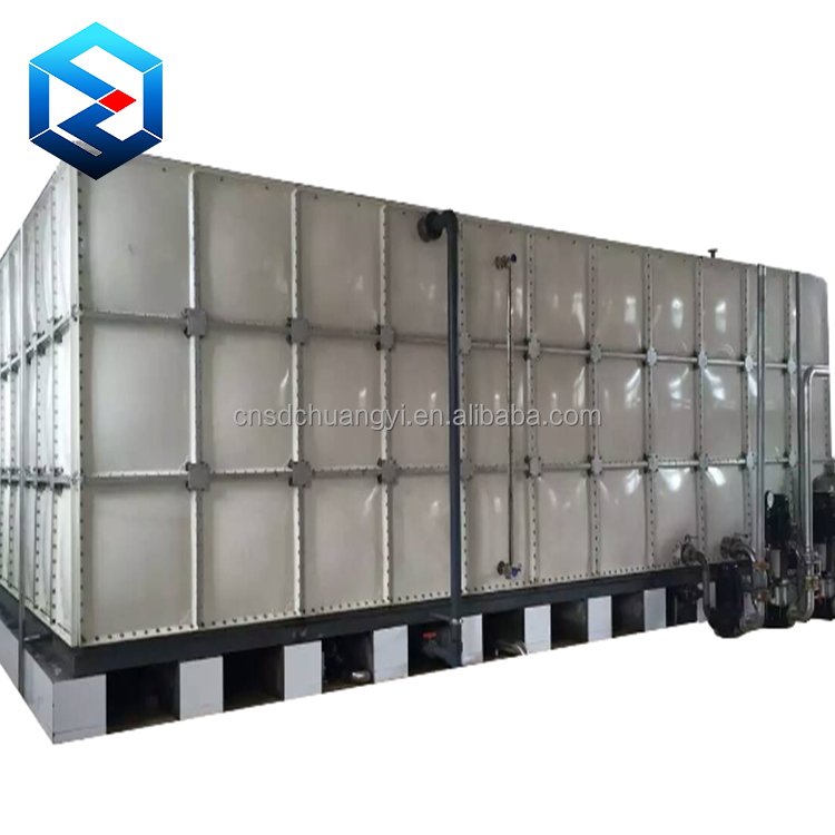 5000 litrs Factory Hot Sale Square FRP Fiberglass Rain Water Storage Tank For Irrigation