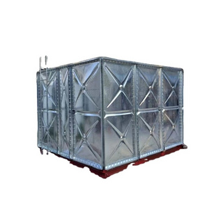 Cheaper Price Galvanized Square Potable Water Panel Tank Industry Used in South  Africa