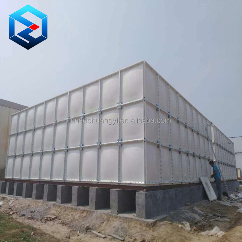 Hot Sales GRP FRP Panel Potable Square Water Tank Factory Price Customized Size Widely Used on All kinds of Water Storage Cheap