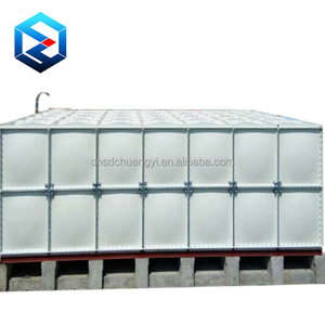 5000 litrs Factory Hot Sale Square FRP Fiberglass Rain Water Storage Tank For Irrigation