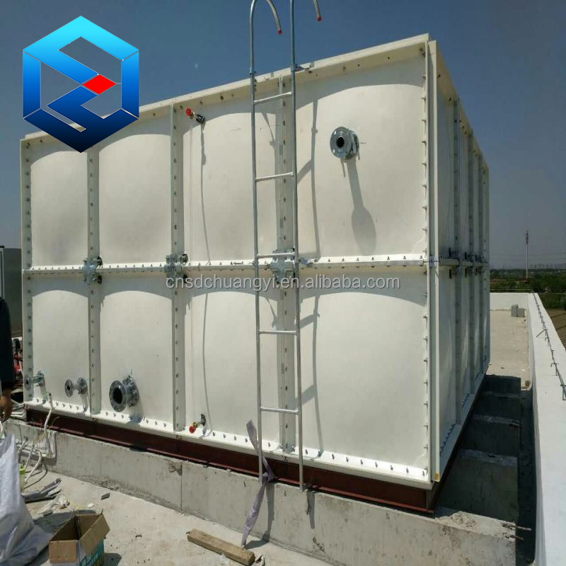 Hot Sale 18 Cubic Meter Modular GRP Water Storage Tanks for Rain Water