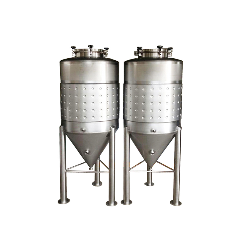 60 litre 100 litre 100l 150 litre 150L 200l conical beer brewing fermenter glycol jacket cooling inox fermentation tank